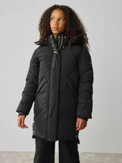 Baker by Ted Baker Girls Shower Resistant Longline Padded Coat^ Jackets & Coats|Snowsuits & Coats