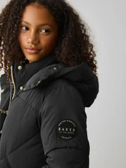 Baker by Ted Baker Girls Shower Resistant Longline Padded Coat^ Jackets & Coats|Snowsuits & Coats