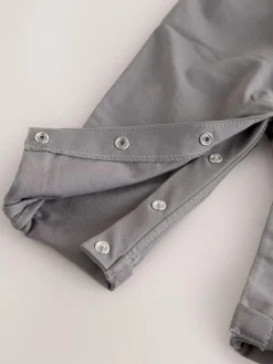 Hot Baker by Ted Baker Grey Smart Bow Tie Rompersuit