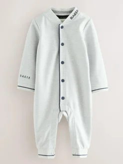 New Baker by Ted Baker Grey Textured Romper