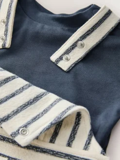 Baker by Ted Baker Long Sleeve T-Shirt and Striped Dungarees Set^BOY Dungarees