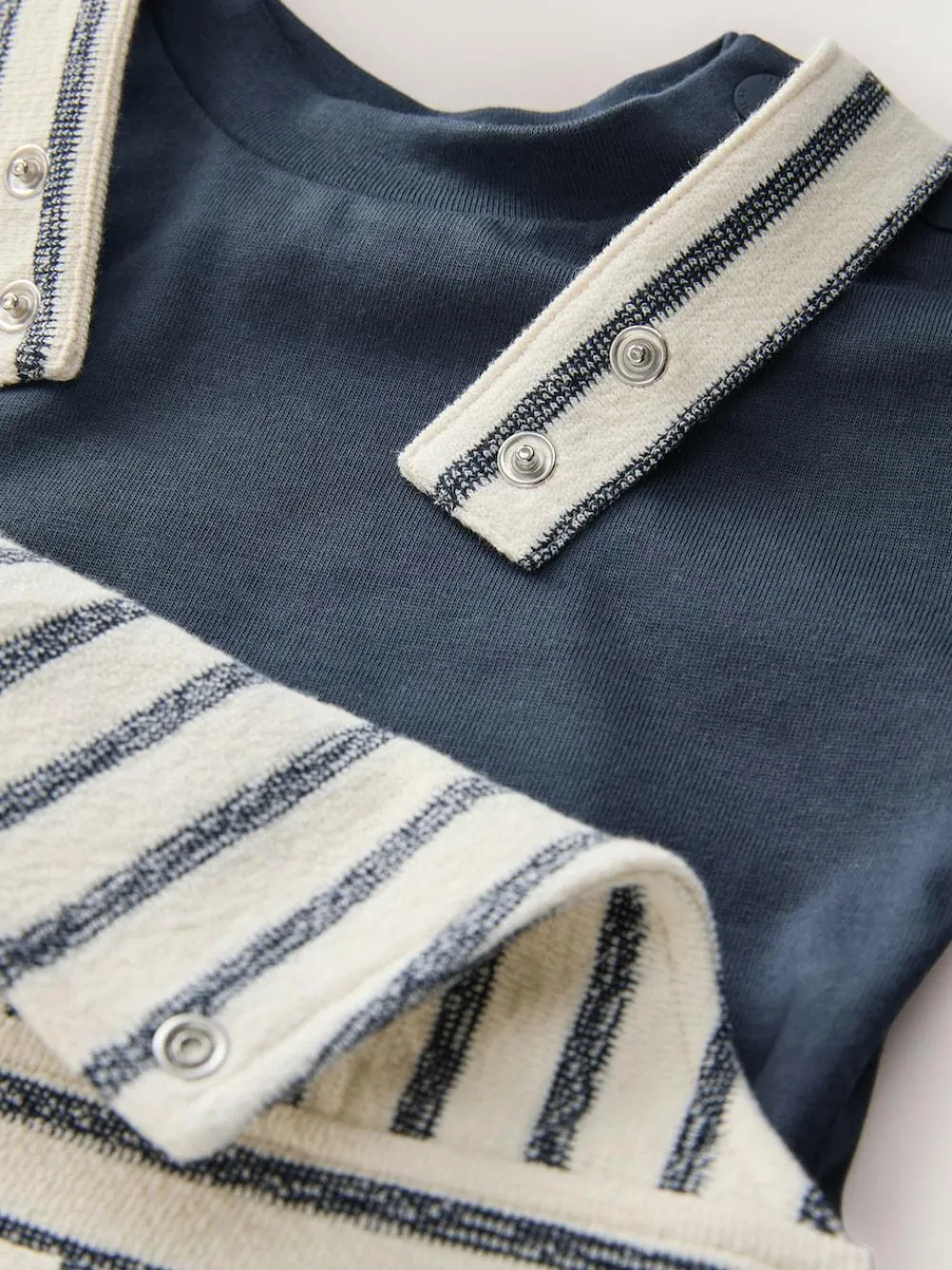 Baker by Ted Baker Long Sleeve T-Shirt and Striped Dungarees Set^BOY Dungarees