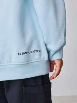 Baker by Ted Baker Oversized Embossed Hoodie^BOY Sweatshirts & Hoodies