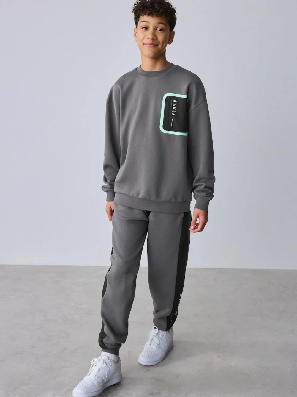Online Baker by Ted Baker Oversized Pocket Sweatshirt and Joggers Set