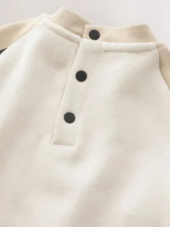 Baker by Ted Baker Panel Long Sleeve Romper^ Rompers & Overalls