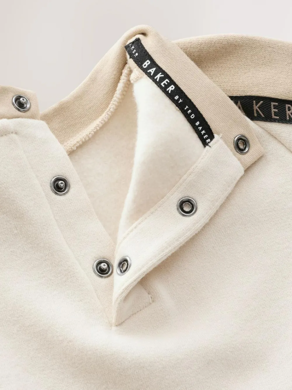 Baker by Ted Baker Panel Long Sleeve Romper^ Rompers & Overalls