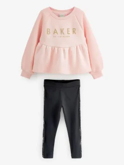 New Baker by Ted Baker Peplum Sweater And Legging Set