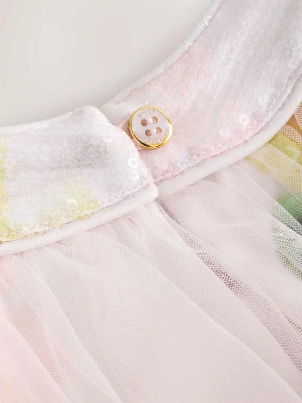 Baker by Ted Baker Pink 3D Fluffy Ruffle Mesh Overlay Halter Dress^ Dresses