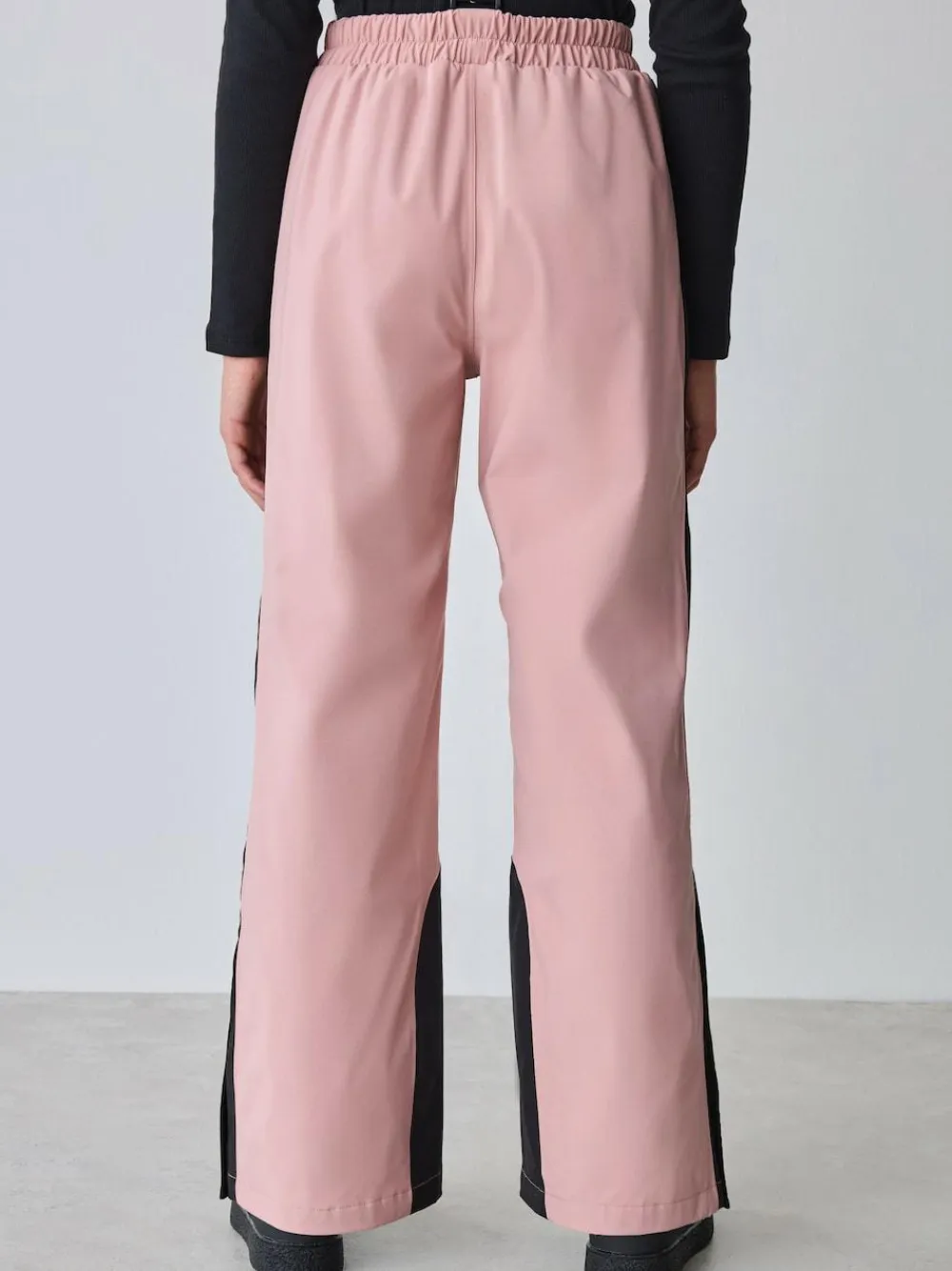 Baker by Ted Baker Pink Waterproof Logo-Tape Padded Ski Salopettes Trousers^ Pants & Leggings|Pants & Leggings