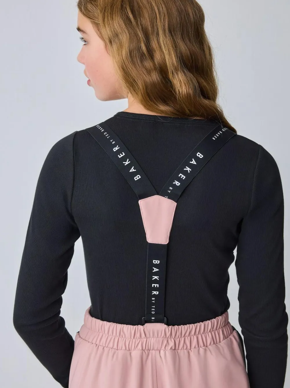 Baker by Ted Baker Pink Waterproof Logo-Tape Padded Ski Salopettes Trousers^ Pants & Leggings|Pants & Leggings