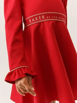 Clearance Baker by Ted Baker Ponte Dress Red