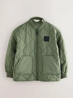 Baker by Ted Baker Sage Green Quilted Jacket^BOY Coats & Jackets|Snowsuits & Coats