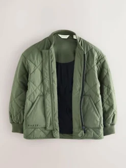 Baker by Ted Baker Sage Green Quilted Jacket^BOY Coats & Jackets|Snowsuits & Coats