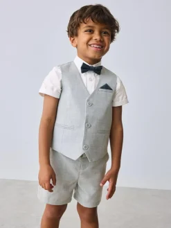 Baker by Ted Baker Shirt Waistcoat and Shorts Set^BOY Occasionwear