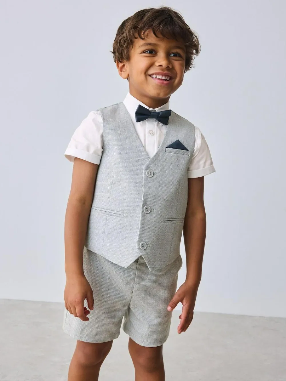 Baker by Ted Baker Shirt Waistcoat and Shorts Set^BOY Occasionwear