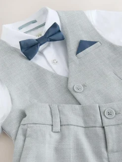 Baker by Ted Baker Shirt Waistcoat and Shorts Set^BOY Occasionwear