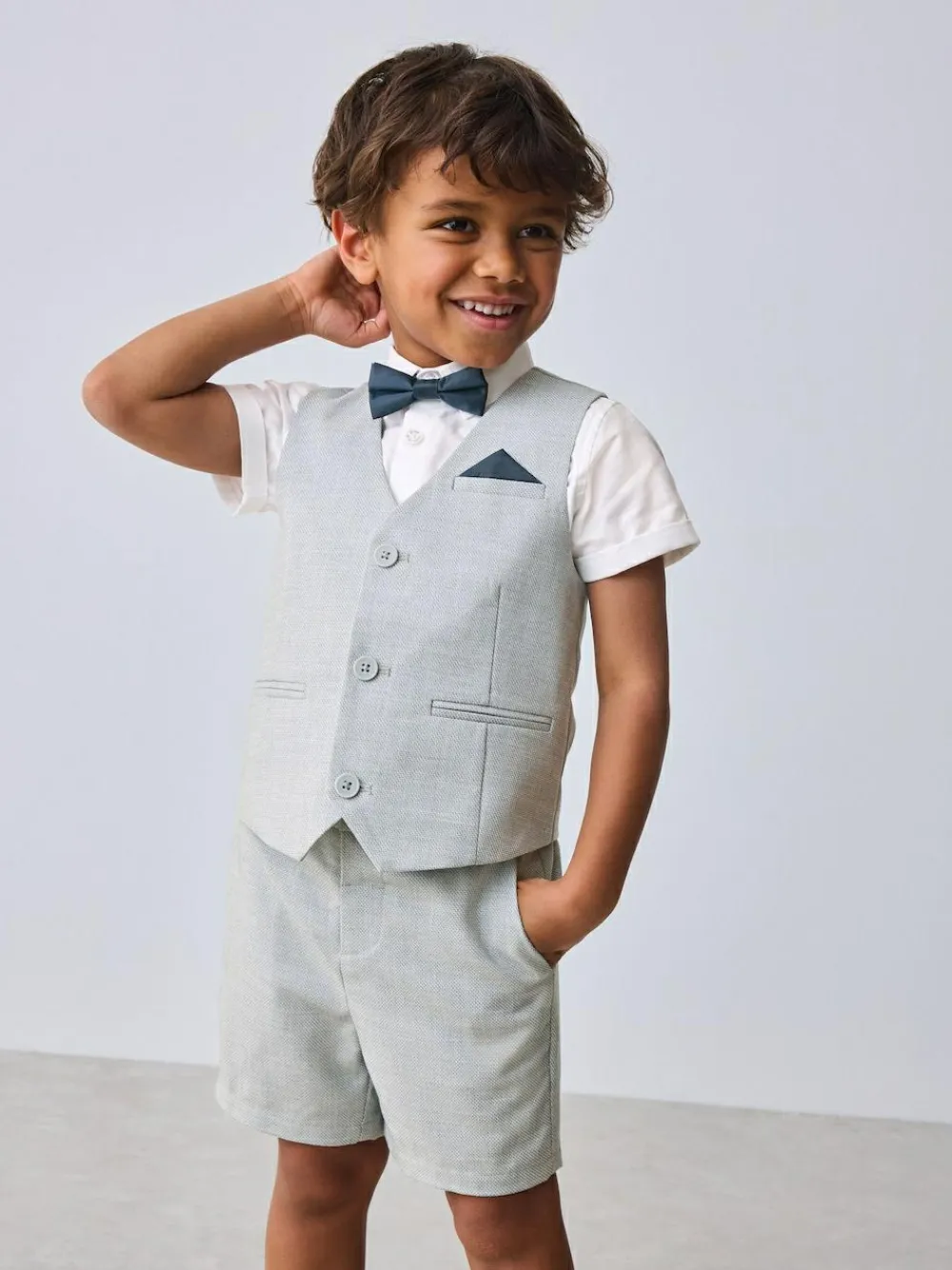 Baker by Ted Baker Shirt Waistcoat and Shorts Set^BOY Occasionwear