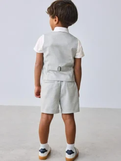 Baker by Ted Baker Shirt Waistcoat and Shorts Set^BOY Occasionwear