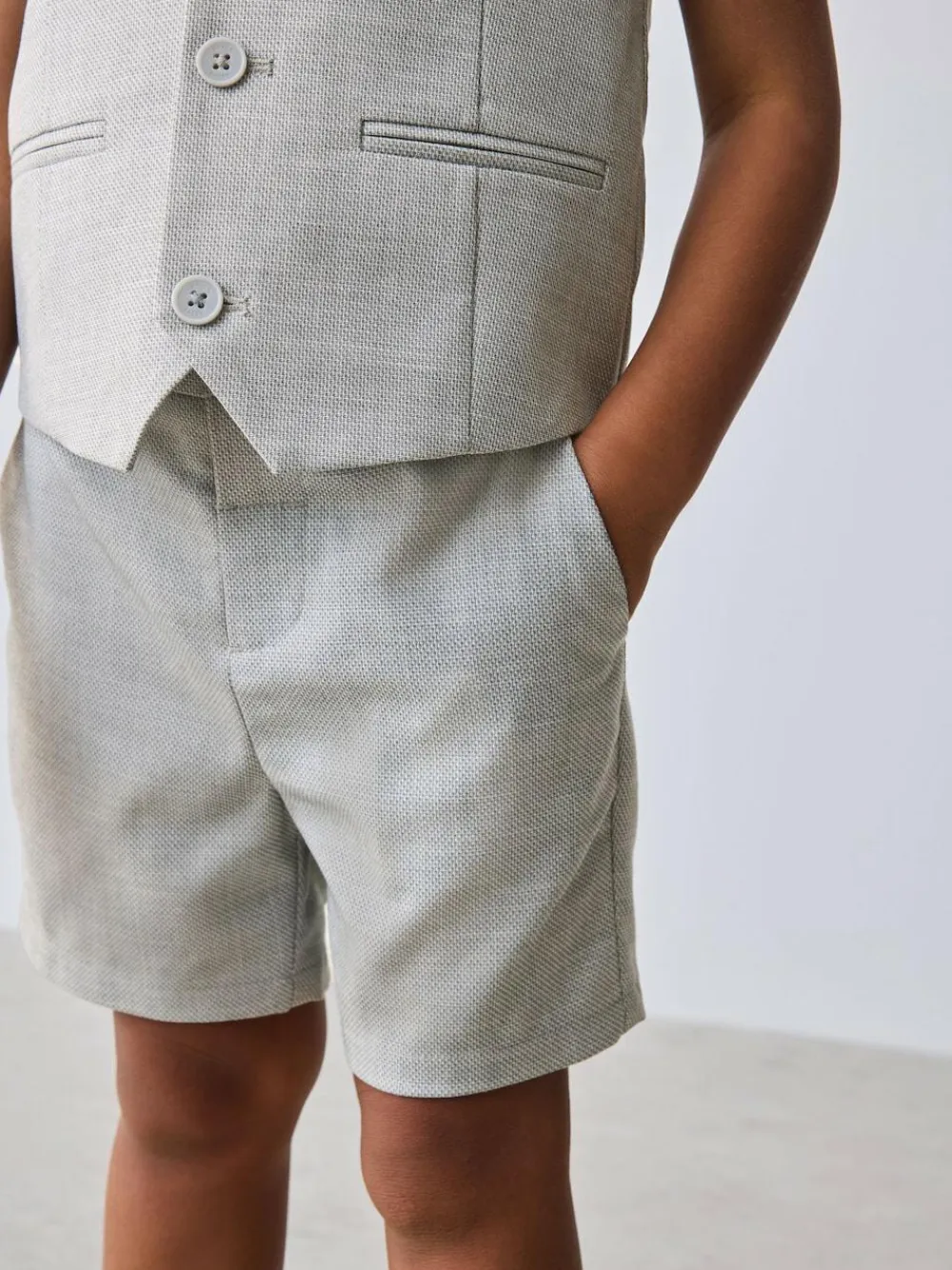 Baker by Ted Baker Shirt Waistcoat and Shorts Set^BOY Occasionwear