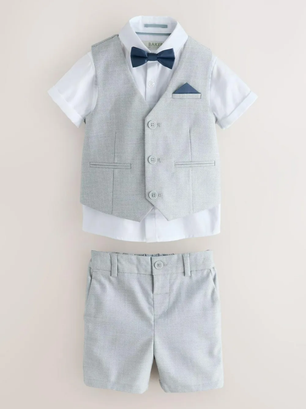 Baker by Ted Baker Shirt Waistcoat and Shorts Set^BOY Occasionwear