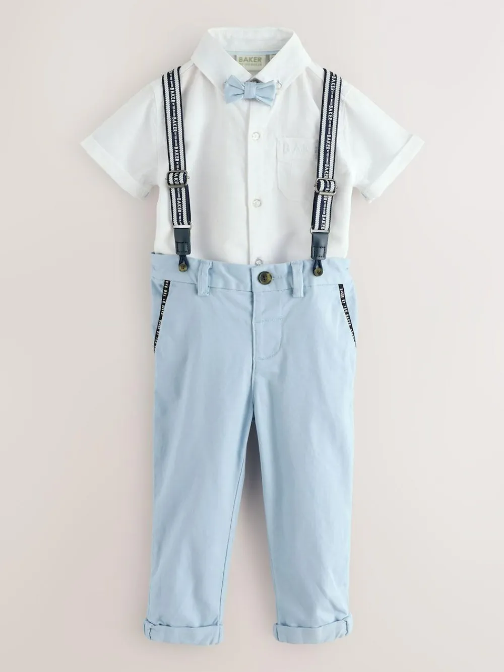 Baker by Ted Baker Shirt Trousers and Braces Set^BOY Shirts|Occasionwear