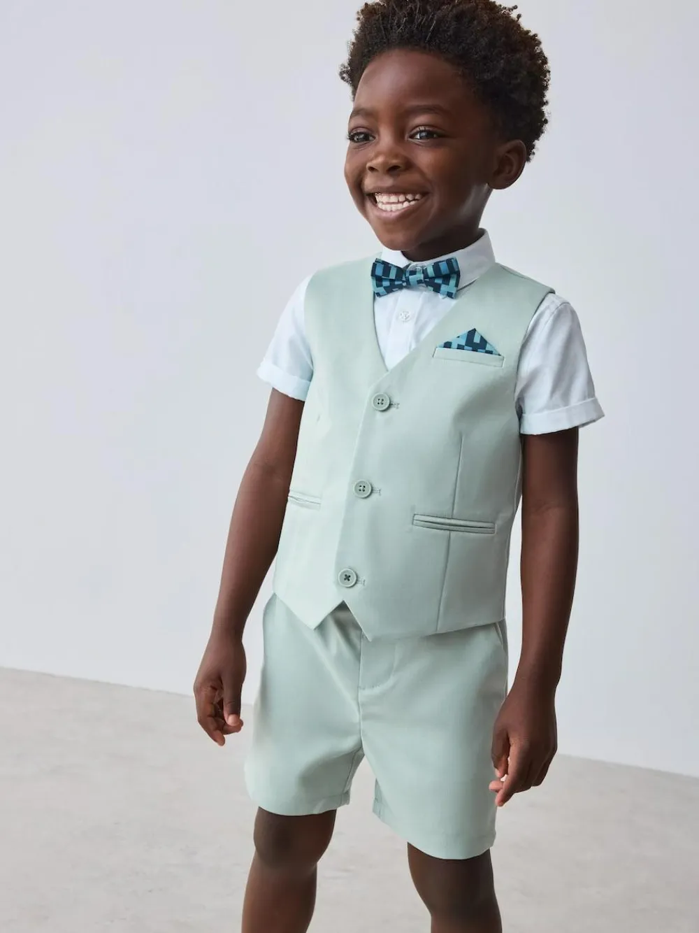 Baker by Ted Baker Shirt Waistcoat and Shorts Set^BOY Occasionwear