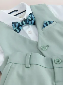 Baker by Ted Baker Shirt Waistcoat and Shorts Set^BOY Occasionwear