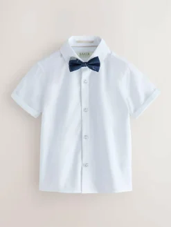 Online Baker by Ted Baker Shirt Waistcoat and Shorts Set Blue