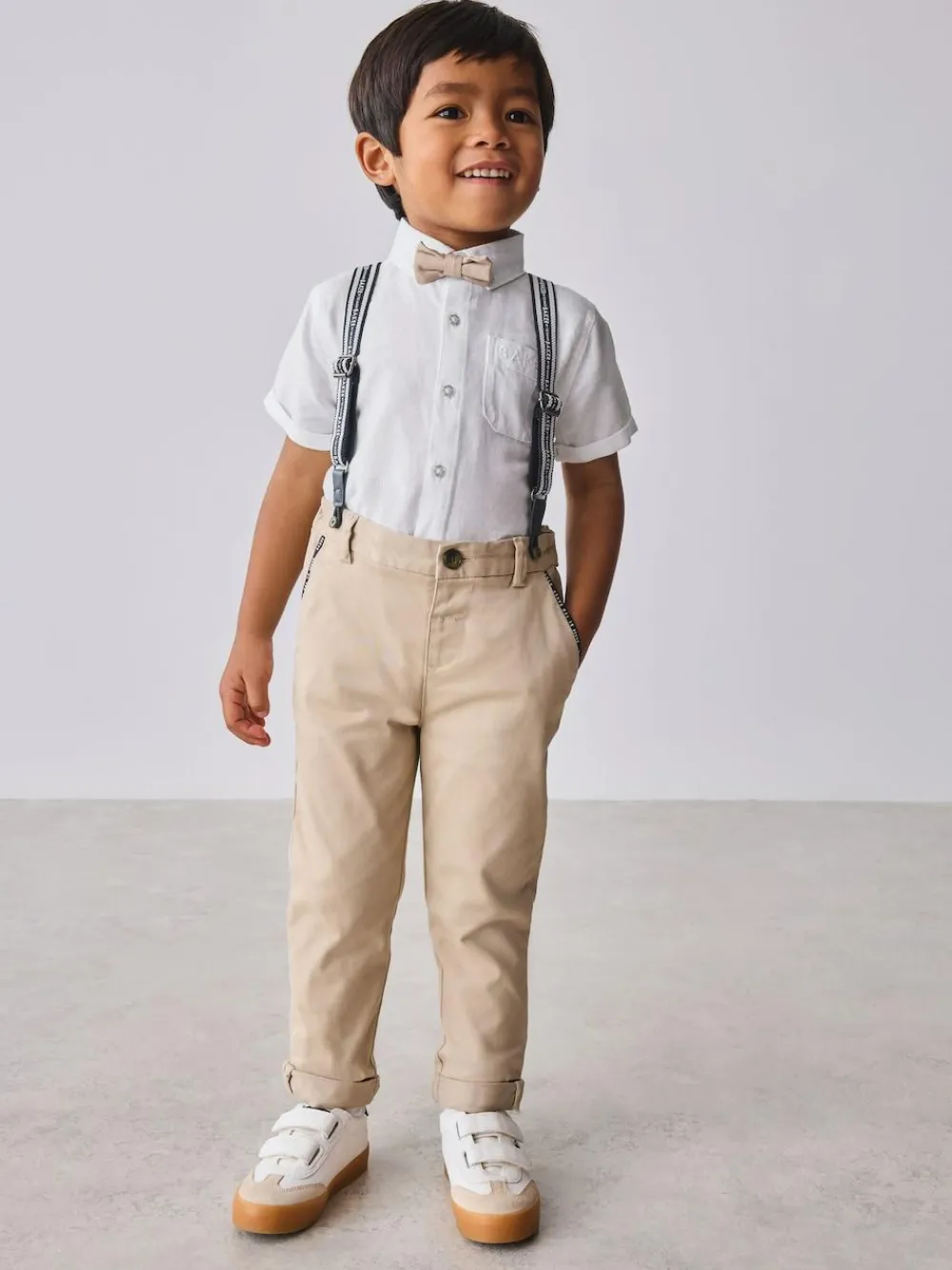 Baker by Ted Baker Shirt Trousers and Braces Set^BOY Shirts|Occasionwear