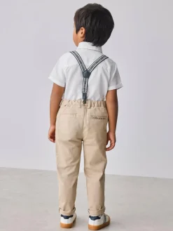 Baker by Ted Baker Shirt Trousers and Braces Set^BOY Shirts|Occasionwear