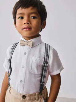 Baker by Ted Baker Shirt Trousers and Braces Set^BOY Shirts|Occasionwear