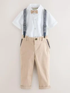 Baker by Ted Baker Shirt Trousers and Braces Set^BOY Shirts|Occasionwear