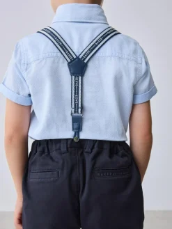 Clearance Baker by Ted Baker Shirt Trousers and Braces Set