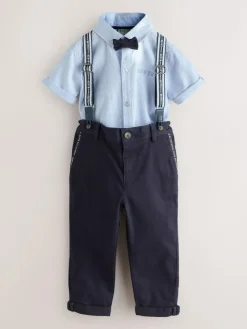 Clearance Baker by Ted Baker Shirt Trousers and Braces Set