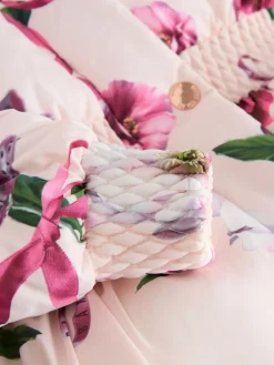 Baker by Ted Baker Shower Resistant Bubble Hem Padded Coat Pink