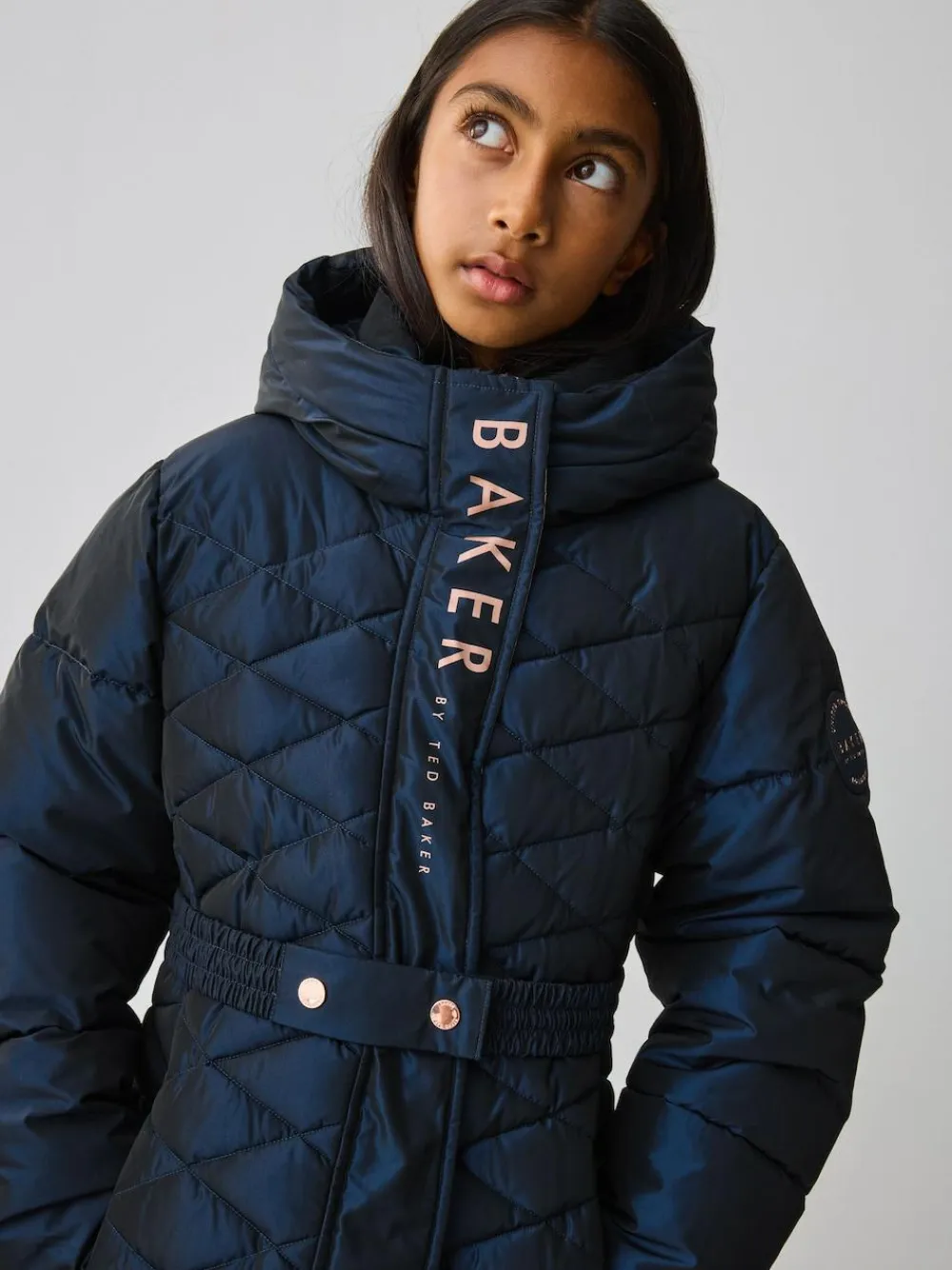 Baker by Ted Baker Shower Resistant Midweight Belted Padded Coat^ Jackets & Coats|Snowsuits & Coats