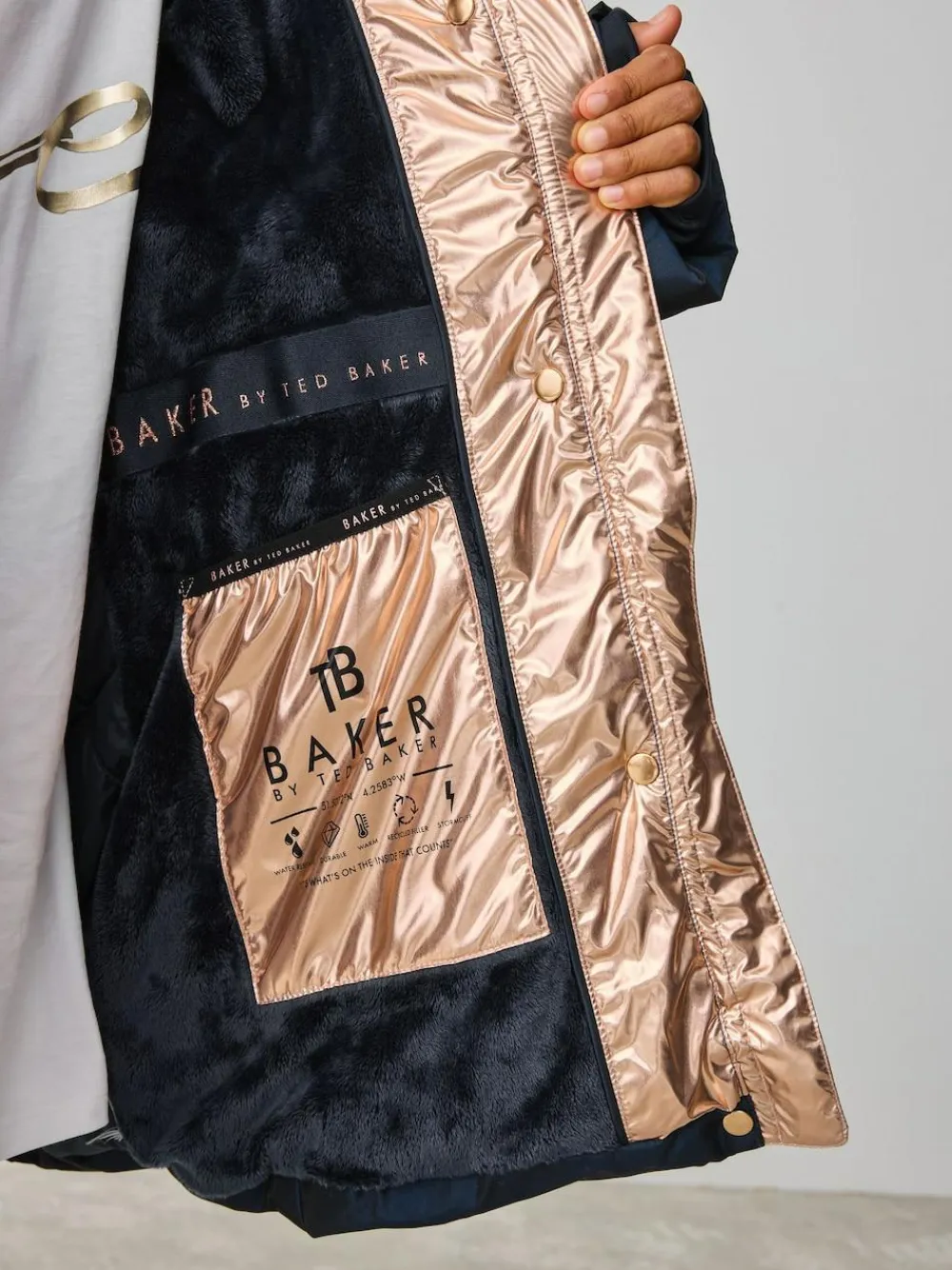 Baker by Ted Baker Shower Resistant Midweight Belted Padded Coat^ Jackets & Coats|Snowsuits & Coats