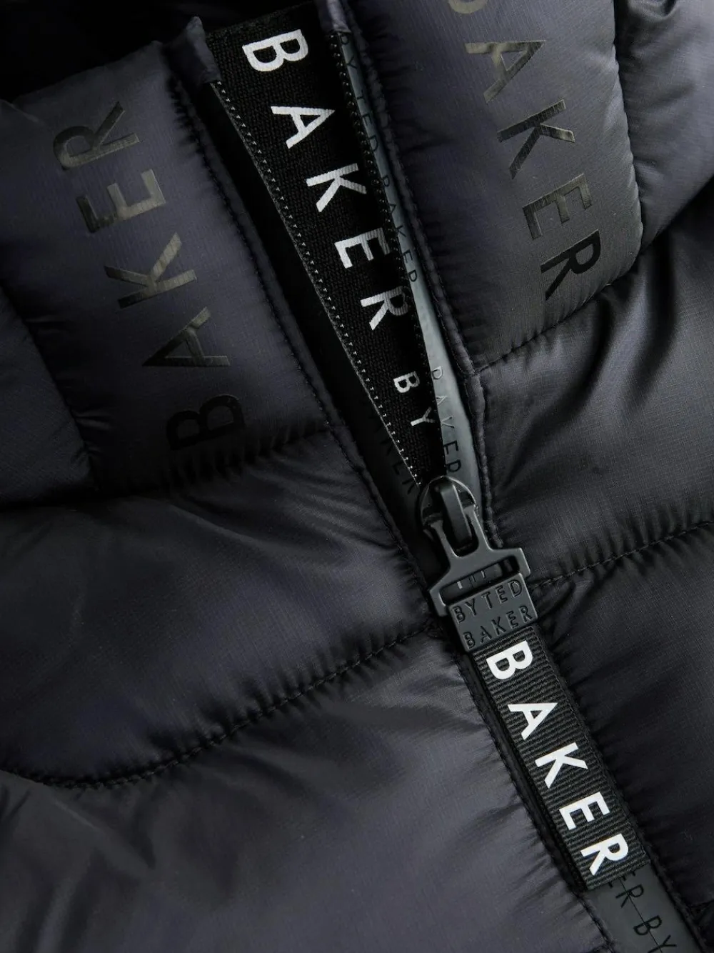 Online Baker by Ted Baker Shower Resistant Midweight Padded Coat Navy