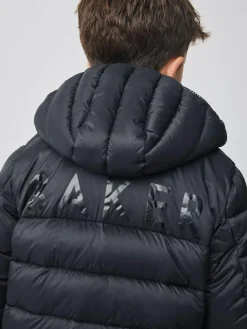 Online Baker by Ted Baker Shower Resistant Midweight Padded Coat Navy