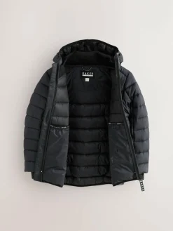 Online Baker by Ted Baker Shower Resistant Midweight Padded Coat Navy