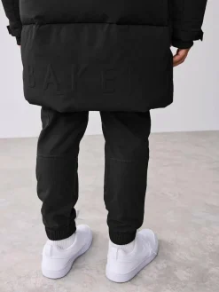 Hot Baker by Ted Baker Shower Resistant Longline Padded Coat Black