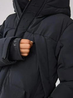 Hot Baker by Ted Baker Shower Resistant Longline Padded Coat Black