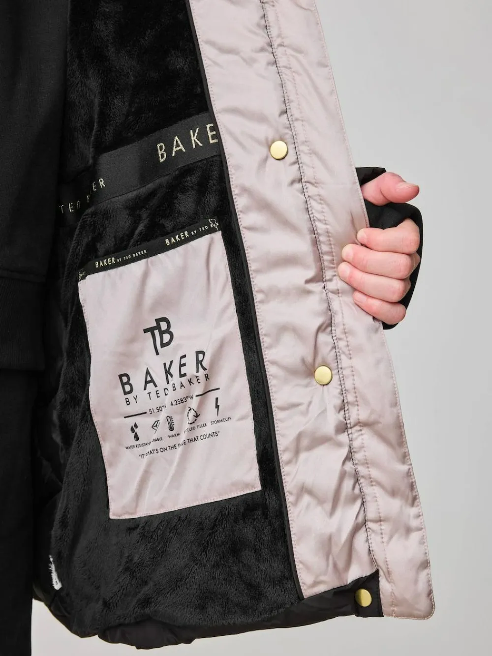 Baker by Ted Baker Shower Resistant Midweight Belted Padded Coat^ Jackets & Coats|Snowsuits & Coats