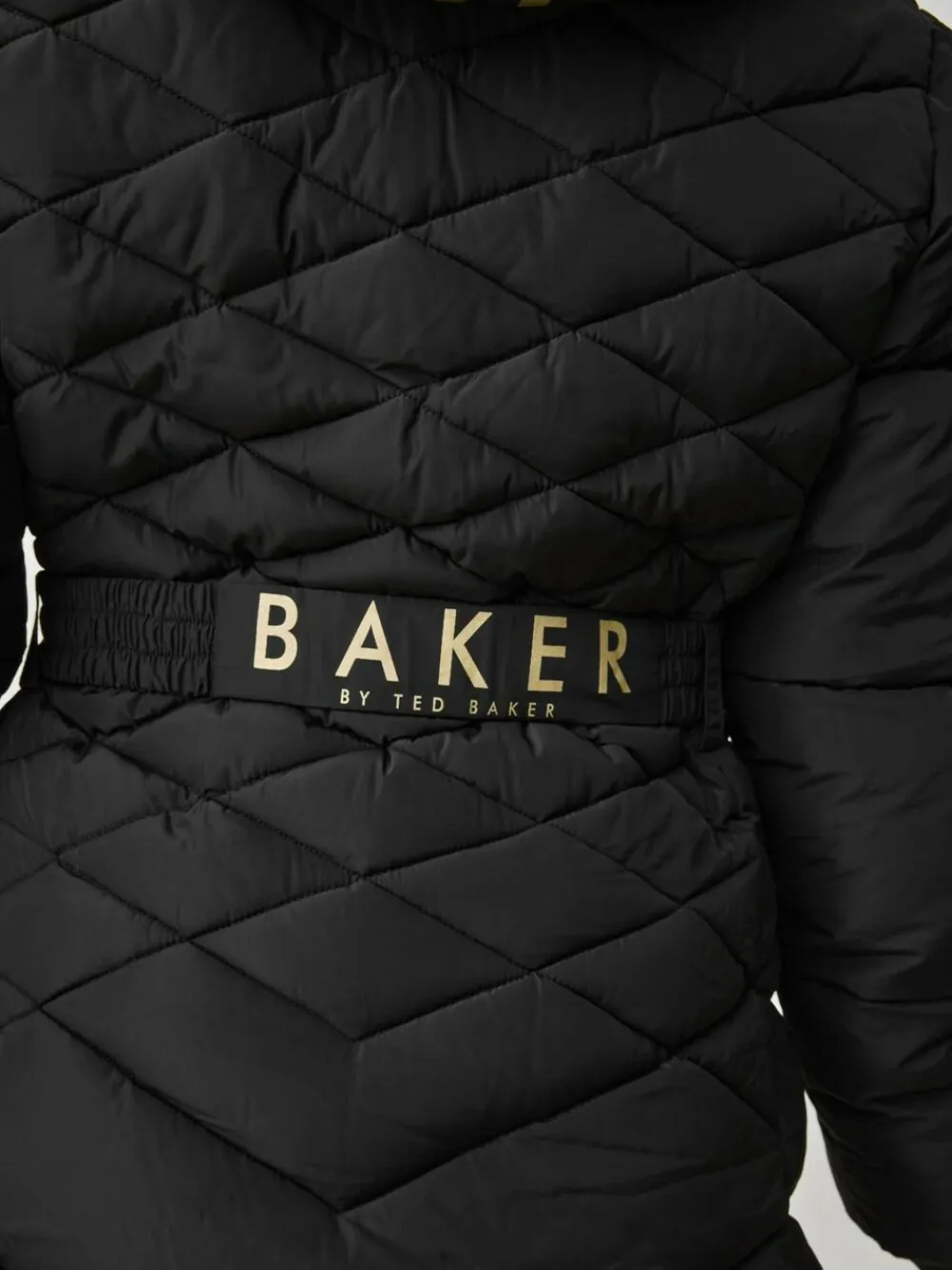 Baker by Ted Baker Shower Resistant Midweight Belted Padded Coat^ Jackets & Coats|Snowsuits & Coats