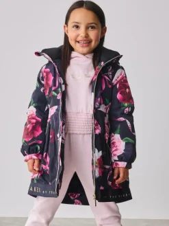 Baker by Ted Baker Shower Resistant Branded Hem Raincoat^ Jackets & Coats|Snowsuits & Coats