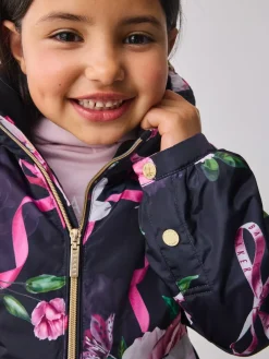 Baker by Ted Baker Shower Resistant Branded Hem Raincoat^ Jackets & Coats|Snowsuits & Coats