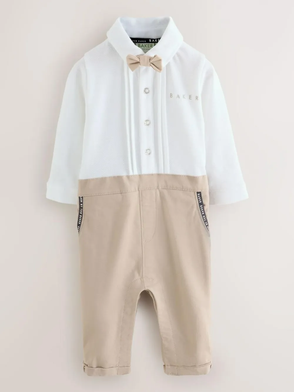 Baker by Ted Baker Smart Mockable Romper Stone