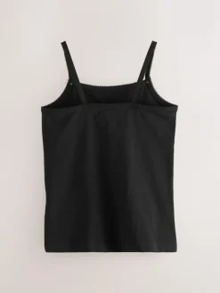 Hot Baker by Ted Baker Strappy Vests 3 Pack Black