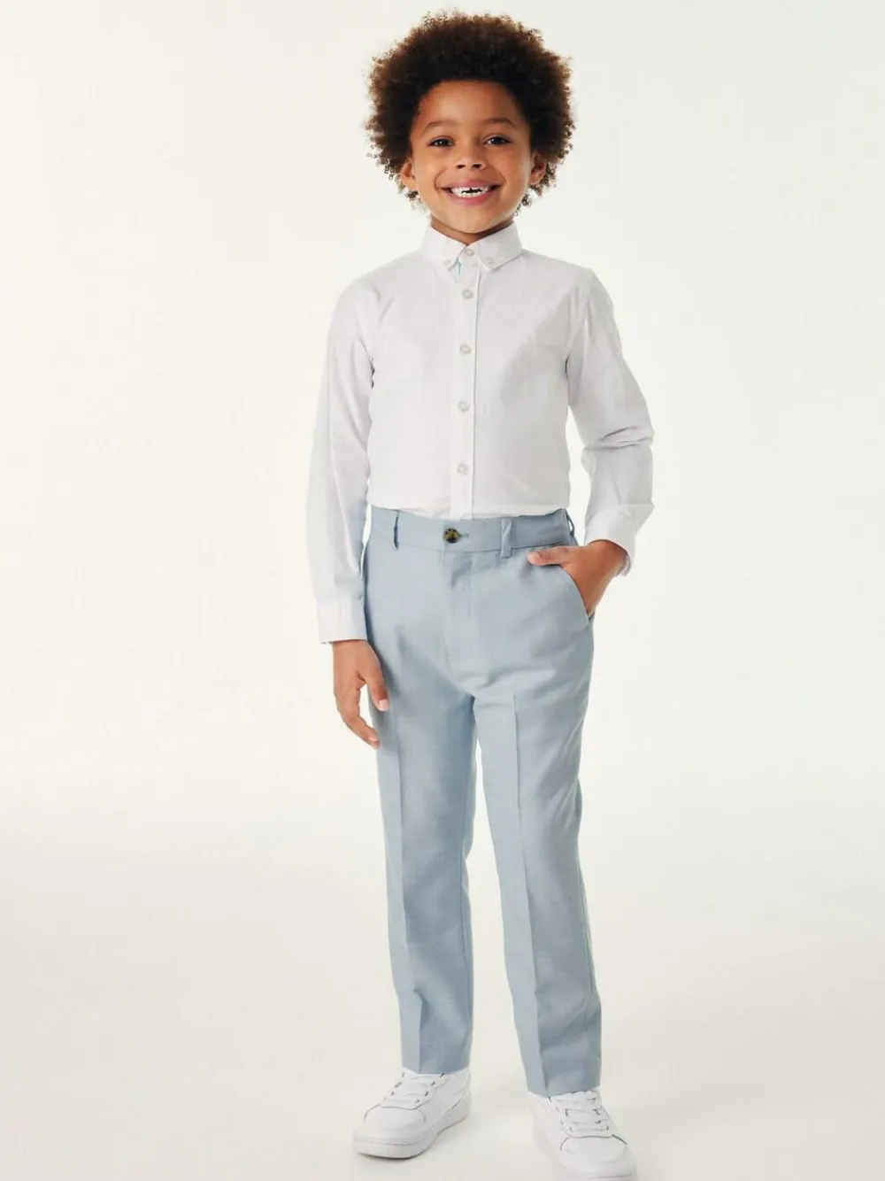 Hot Baker by Ted Baker Suit Trousers Light Blue