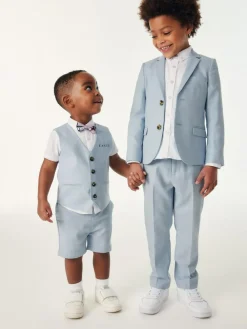 Hot Baker by Ted Baker Suit Trousers Light Blue